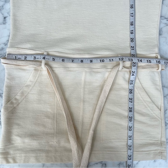 Free People Beach cream ivory long sleeve drop waist mini dress size XS - Picture 9 of 13